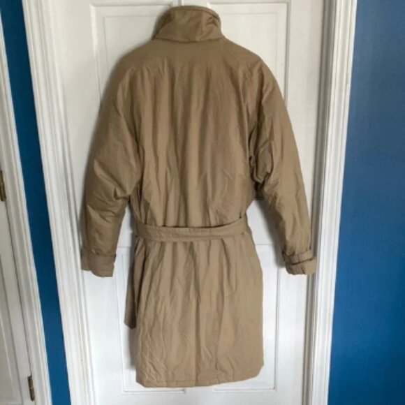 Vintage Town & Country Down Coat with Belt and Wide Collar - Picture 5 of 7